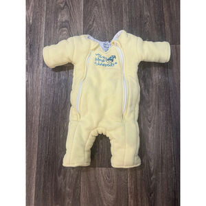 Baby Merlin's Magic Sleep Suit Size Small 3-6 Months 12-18 lbs Yellow Cotton